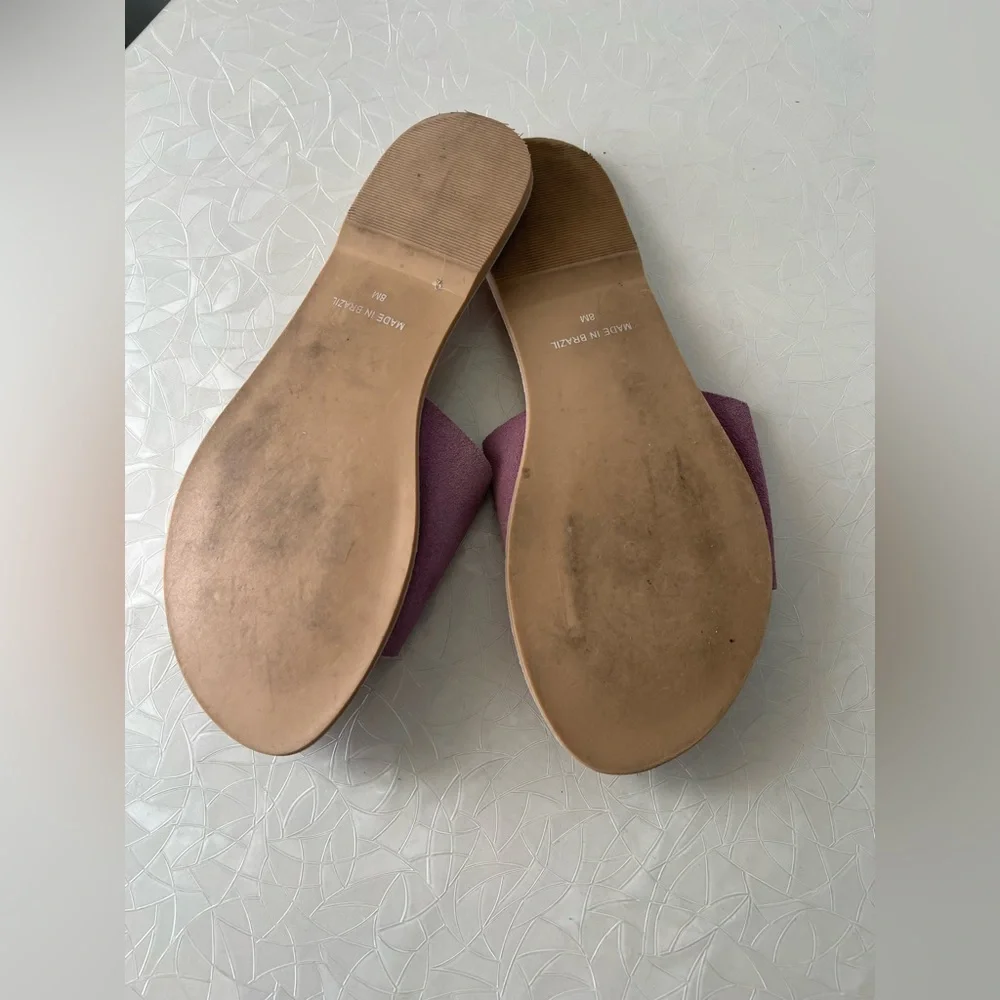 BEACH BY Matisse Women's Purple Slide Sandals size 8M